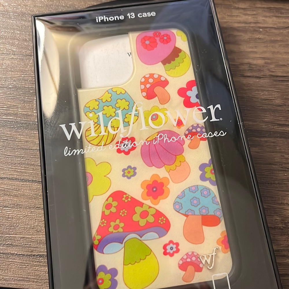 Wildflower iPhone 13 Mushroom Case